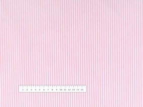 Biante Bavlnený obdĺžnikový obrus Sandra SA-255 Ružovo-biele pásiky 120x180 cm