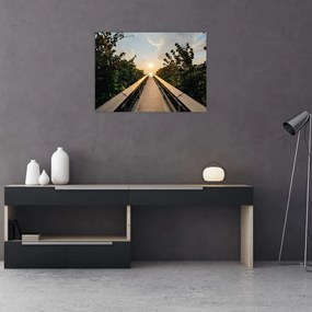 Obraz - cesta k slnku (70x50 cm)