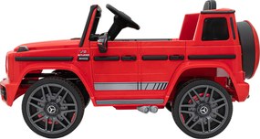 Ramiz Elektrické auto Mercedes AMG G63 pre deti červené + diaľkové ovládanie