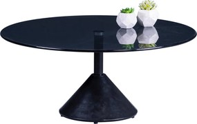 XXXLutz KONFERENČNÝ STOLÍK, sivá, čierna, kov, sklo, 60/60/35 cm Boxxx - Stolíky do obývačky - 001815031002