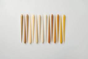 ester & erik Sviečka Taper 32 cm – 90 Gold Metallic – sada 2 ks