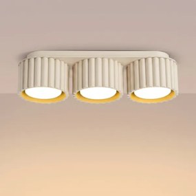 Sollux SL.2630 - Bodové svietidlo AURA 3xGX53/10W/230V krémové