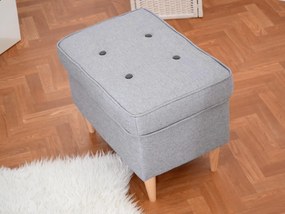 Taburetka Muriera (modrá + orech). Akcia -15%. Vlastná spoľahlivá doprava až k Vám domov. 1136758
