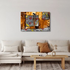 Obraz starovekej maľby (90x60 cm)