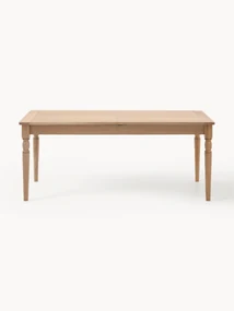 Ručne vyrobený drevený rozkladací jedálenský stôl Eton, 180 - 230 x 95 cm