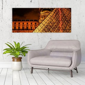 Obraz Louvre v Paríži (120x50 cm)