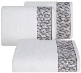 BAVLNENÝ UTERÁK KIARA (01) SADA 3KS 70X140 CM BIELA