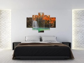 Obraz - Vodopád v Thajsku (150x105 cm)