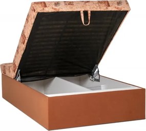 Polohovacia posteľ Alex Senior 120, hnedá (č.213 / 49, matrace b do 120 kg)