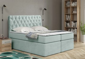 Čalúnená posteľ boxspring TYP 58, 180x200, trinity 21