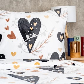 4Home Obliečky mikroflanel Romantic, 140 x 220 cm, 70 x 90 cm