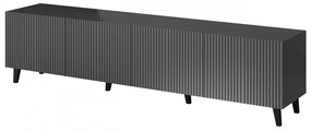 Tv stolík/skrinka Tilderi Grey 200, Farby: antracit