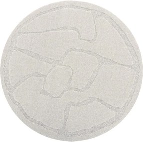 Koberec Agnella Morphic Tektonica svetlosivý kruh