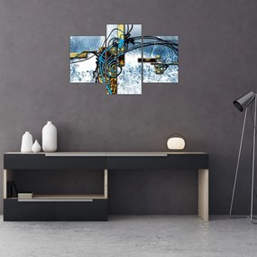 Abstraktný obraz (90x60 cm)