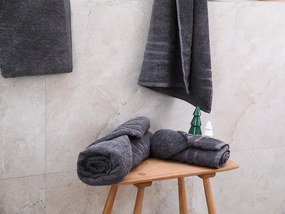 2x osuška Comfort 70x140 cm tmavosivá, 100% bavlna