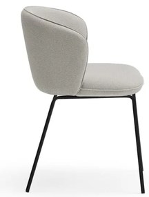 Svetlosivé čalúnené jedálenské kreslá v súprave 2 ks Add – Teulat