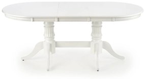 Rustikálny rozkladací jedálenský stôl Joseph - biela