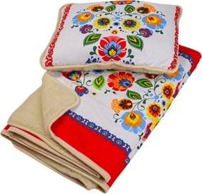 Vankúš z ovčej vlny folkórny