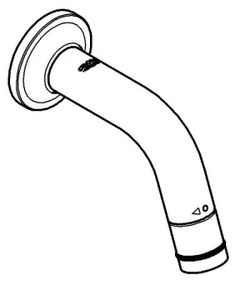 GROHE 20205000 - Nástenný ventil UNIVERSAL 106 mm lesklý chróm