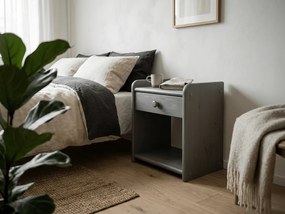 Nočný stolík Ilona, sivý