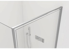 Cerano Porte, 1-krídlový sprchovací kút 90x90 cm, 8mm číre sklo, chrómový profil, CER-CER-413525