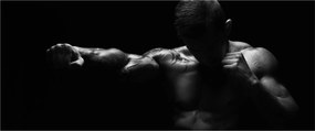 Obraz - Úder päsťou (120x50 cm)