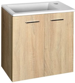 Aqualine Aqualine, ZUNO 50 nábytkové umývadlo 50x25cm, biela, 9050