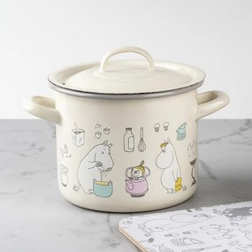 Hrniec Moomins Bon Appétit 2,5l, smalt / béžový