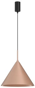 Závesné svietidlo Capital, 1x medené kovové tienidlo, (fi 32cm), b