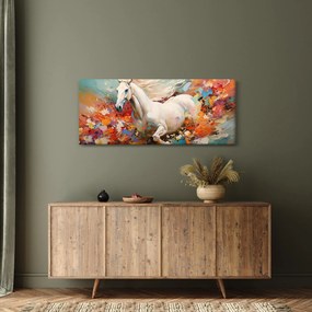 Obraz - Maľba koňa (120x50 cm)