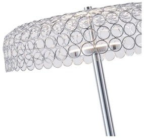 LED Stojacia lampa LED/10W/230V 3000K lesklý chróm
