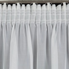 ZÁCLONA NA PÁSKE LUCY 300X160 CM BIELA