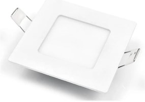 BERGE LED panel štvorcový 83x83x15mm vstavaný - SANAN 2835 - 3W - 230V - 200Lm - neutrálna biela