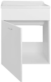 Aqualine Aqualine, plastová výlevka so skrinkou 60x50 cm, vrátane sifónu, PI6050-01