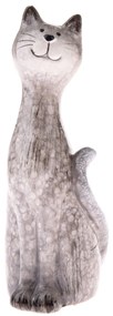 Záhradná dekorácia Sediaca mačka, 5,4 x 13,6 x 4,7 cm