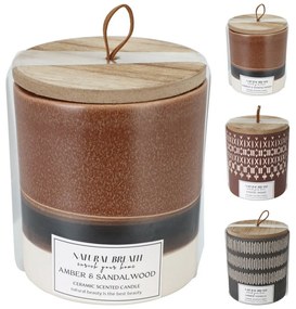 Sviečka Natural Breath, prírodný vosk, vôňa Exotic Wood, 205 g