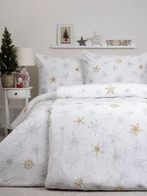 Predĺžené obliečky mikroplyš Exclusive – Frozen biele