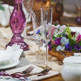 Poháre na šampanské 130 ml set 2 ks - Gaya Glas Premium - 321722