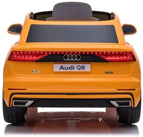 Detské elektrické autíčko na diaľkové ovládanie BestBerg BBCC-70O - Audi Q8 / od 3 rokov / nosnosť 30 kg / oranžová