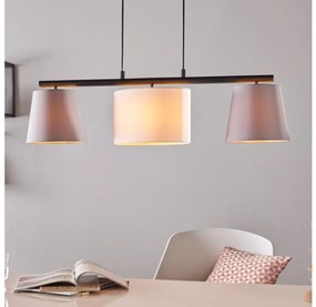 Eglo 55207 - Luster na lanku ALMEIDA 3xE14/25W/230V šedá