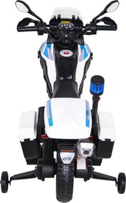 Ramiz Policajný motocykel BMW F850 GS s batériou pre deti + pomocné kolesá + siréna + svetlá + 2 kufre + bezplatné štartovanie