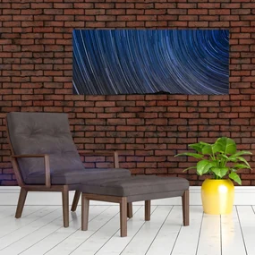 Obraz nočných hviezd a oblohy (120x50 cm)