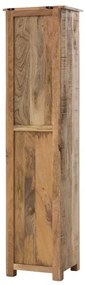 furniture-nabytek.cz - Masívna kúpeľňová vysoká skrinka Pune z mangového dreva, lakovaná, viacfarebná – 43×35×180 cm