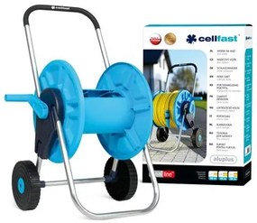 Navíjač cellfast® ALUPLUS, 1/2", L-45 m, na záhradnú hadicu