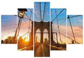 Obraz - Brooklynský most, Manhattan, New York (150x105 cm)