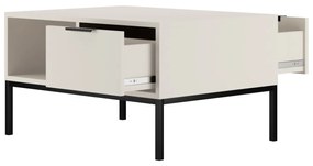 Konferenční stolek Austin 80 cm černý/bílý