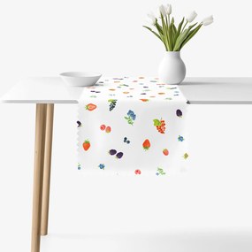 Goldea behúň na stôl teflónový - lesné plody 20x120 cm