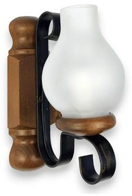 Brilagi - Nástenné svietidlo RUSTIC 1xE14/40W/230V buk/orech