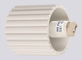 Krémové nástenné svietidlo ø 12 cm Orbital – Sollux