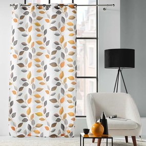 Žltý/biely záves 140x280 cm Vahine – douceur d'intérieur